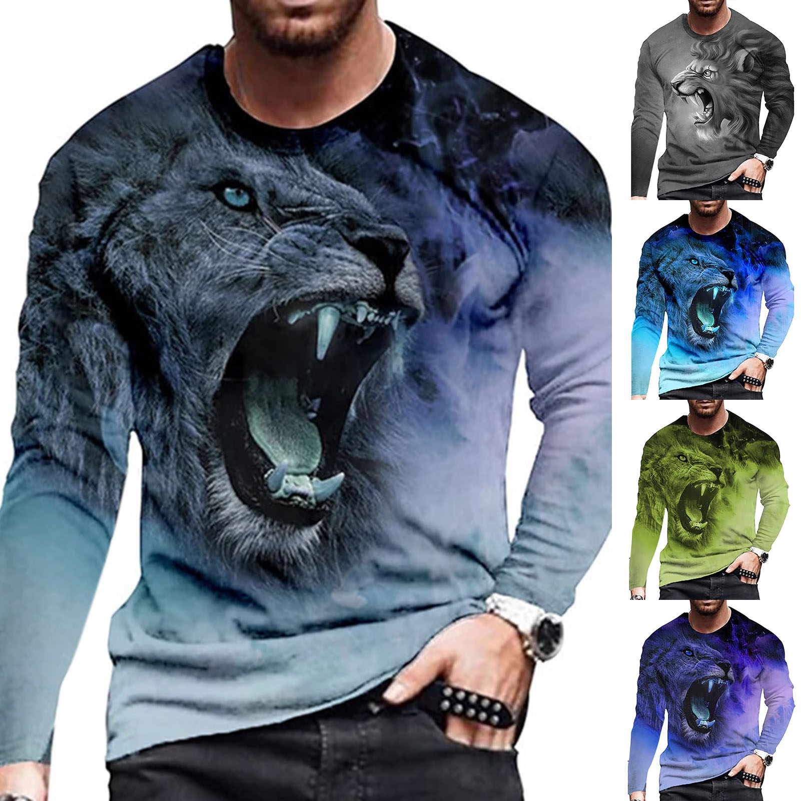 JACK AND JONES Chemises à Manches Longues Thomas Detail Homme Bleu Moyen